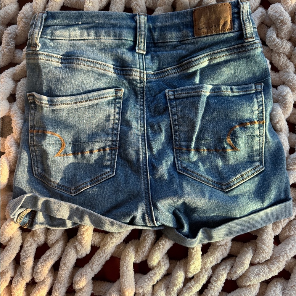 American eagle ripped jeans shorts